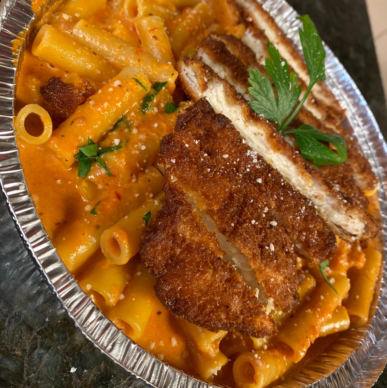 Chicken Pasta.
