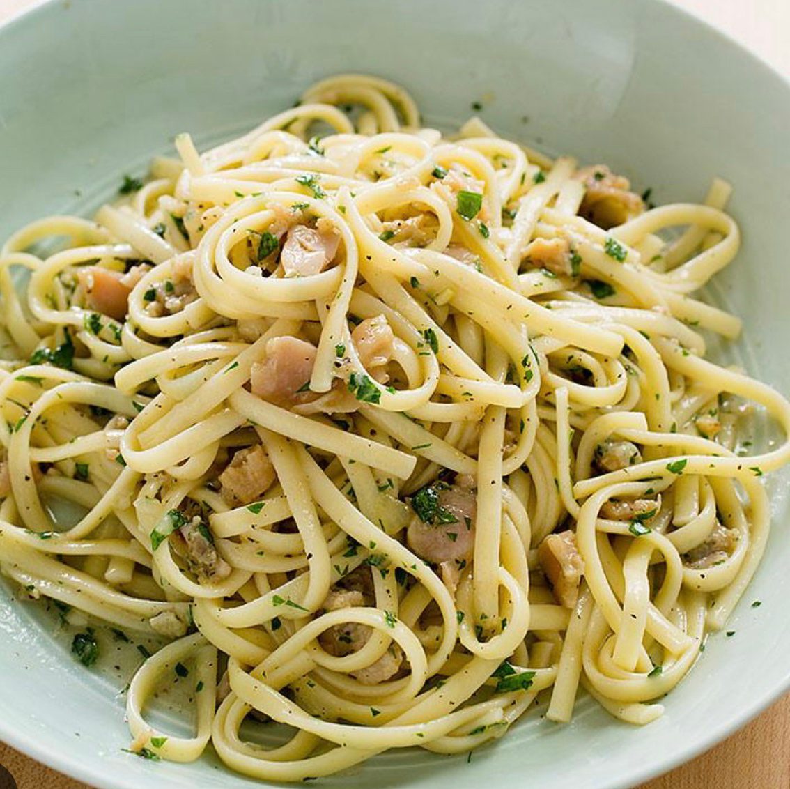 Clam Sauce Pasta.