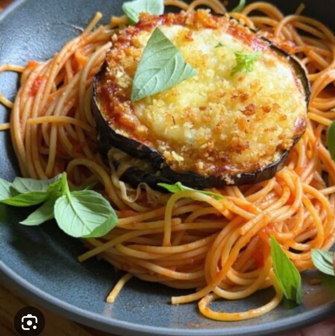 Eggplant Parmigiana.