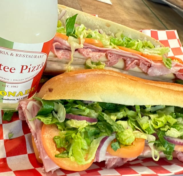 Tastee Pizza Hero Sandwich.