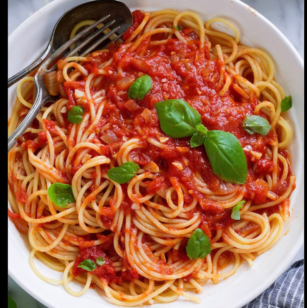 Marinara Sauce Pasta.