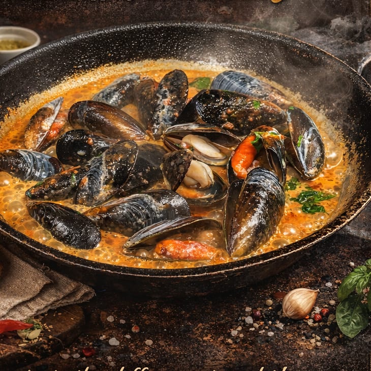 Mussels.