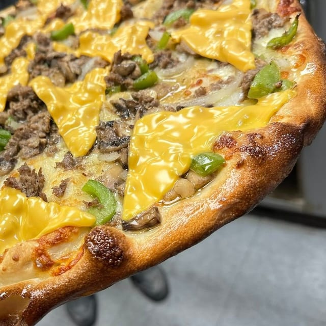 Cheesesteak Specialty Pizza.