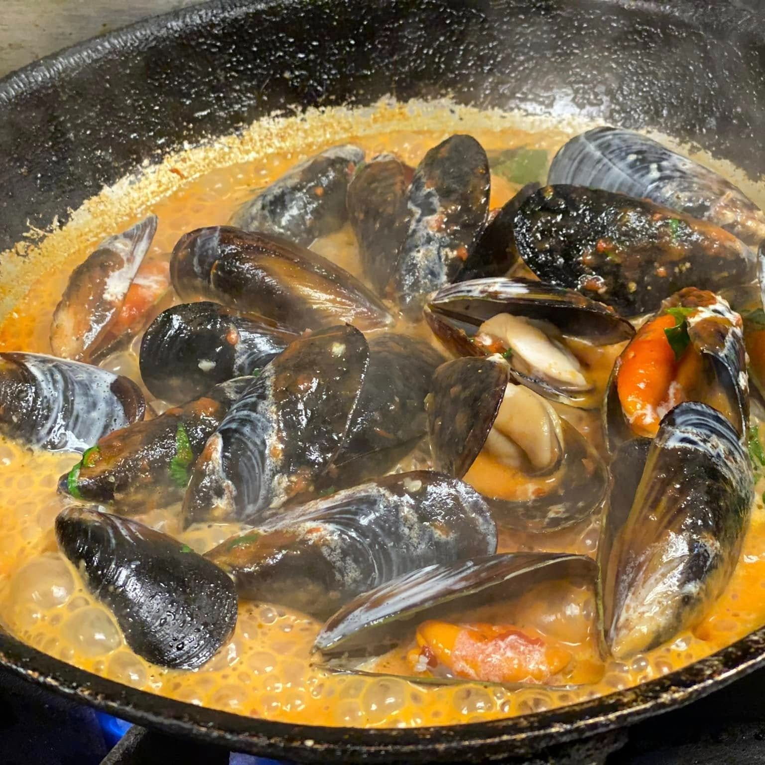 Mussels.